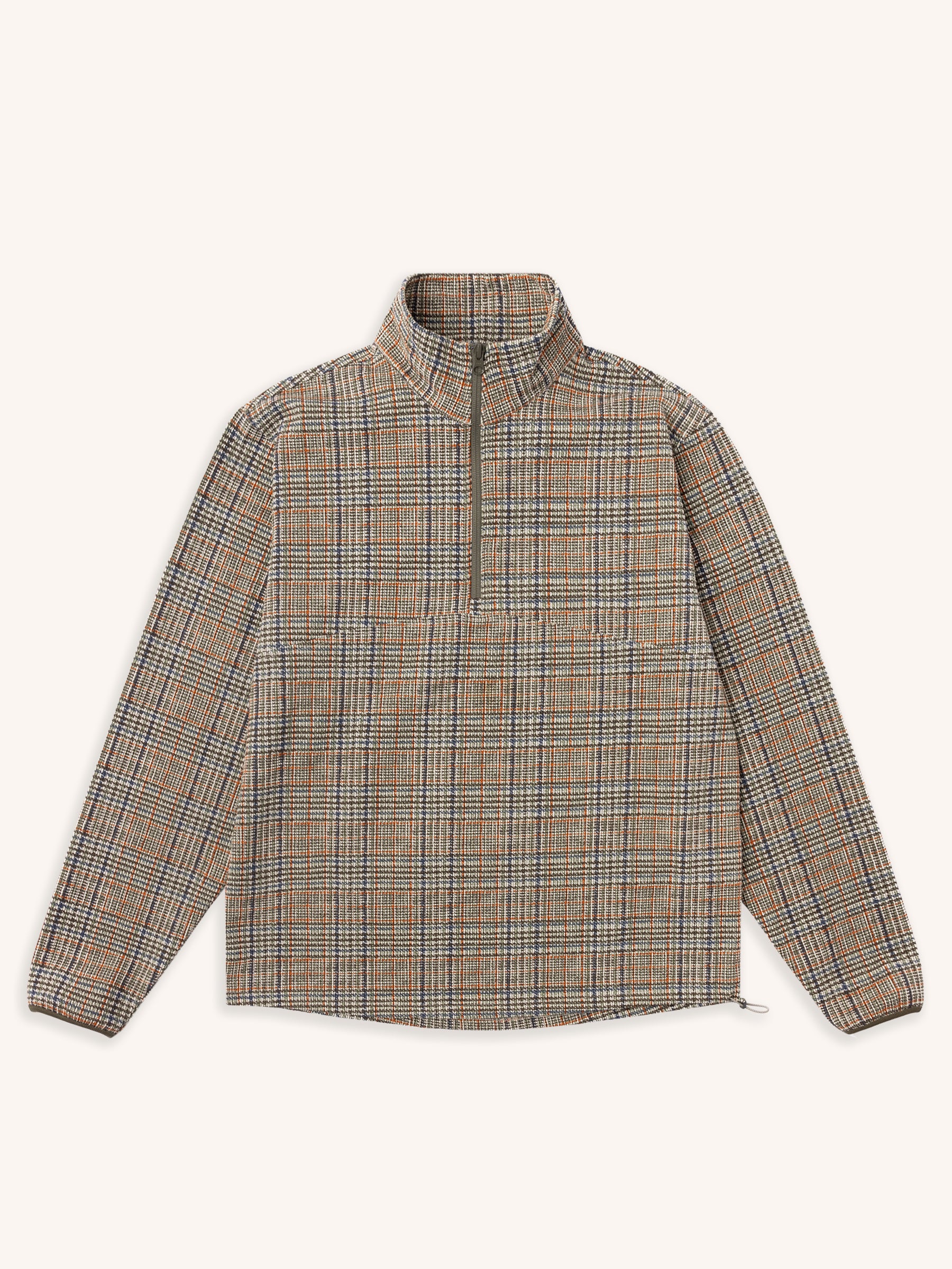 Aberfeldy Windbreaker in Olive Multi Check