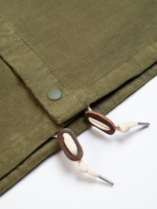 A close-up of the drawstring through the hem of the KESTIN Armadale Jacket