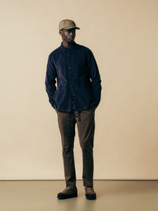 KESTIN Armadale Coach Jacket in Dark Navy Moleskin Kestin