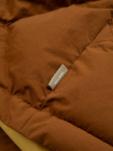 The woven flag label and fabric of the KESTIN Dunbar Jacket.