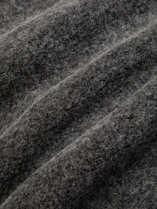 A grey Italian wool fabric, used to make KESTIN fleeces.