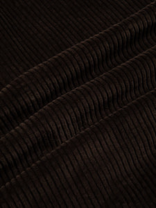 A brown corduroy material used by KESTIN for their AW24 Collection.