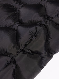 The in-seam handwarmer pocket of the Cuillin Down Jacket from menswear brand KESTIN.