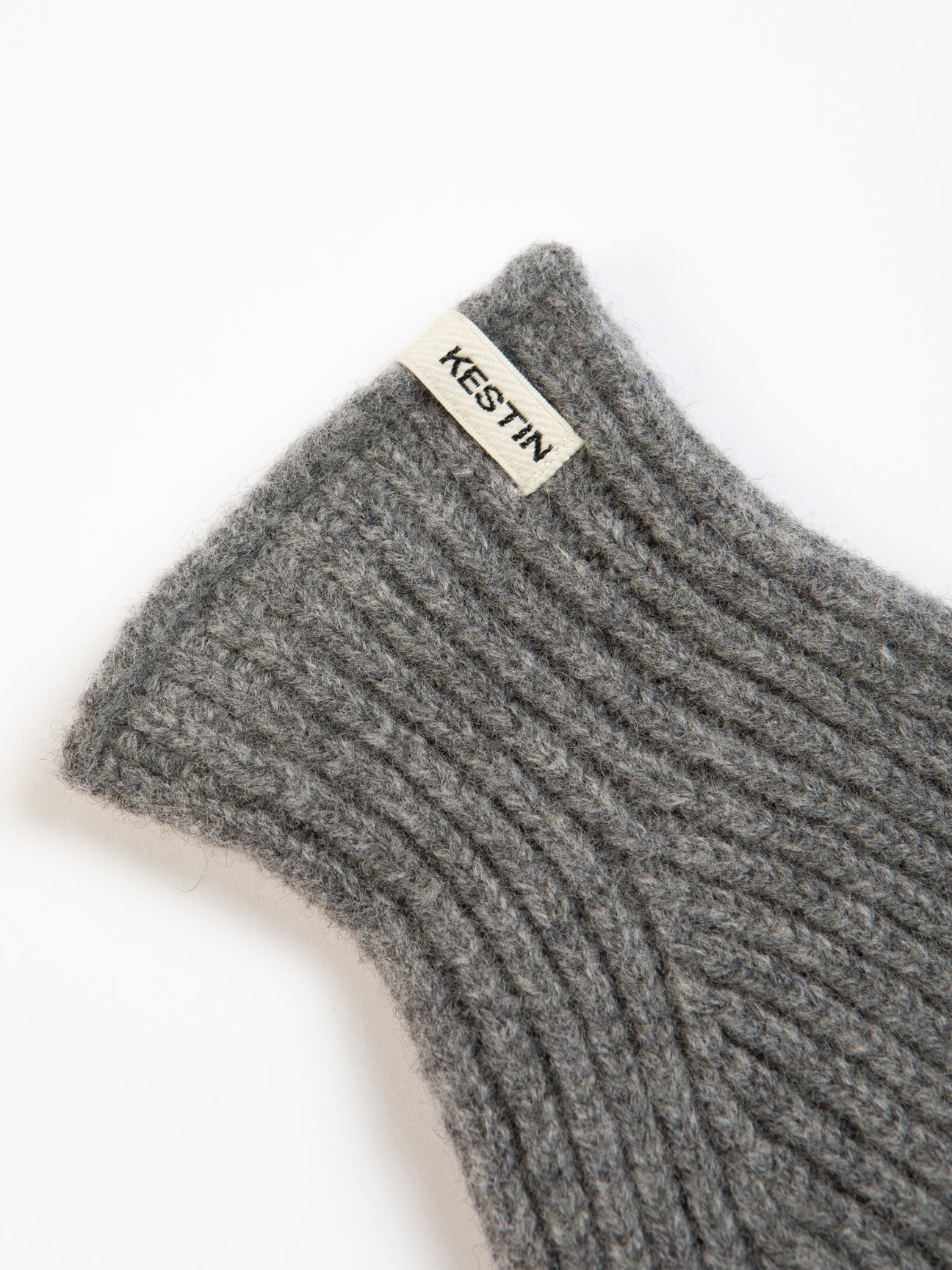 Braemar Gloves in Grey Lambswool