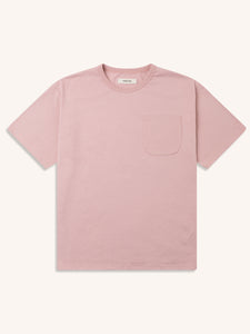 A durty pink-coloured relaxed fit t-shirt from KESTIN, on a white background.