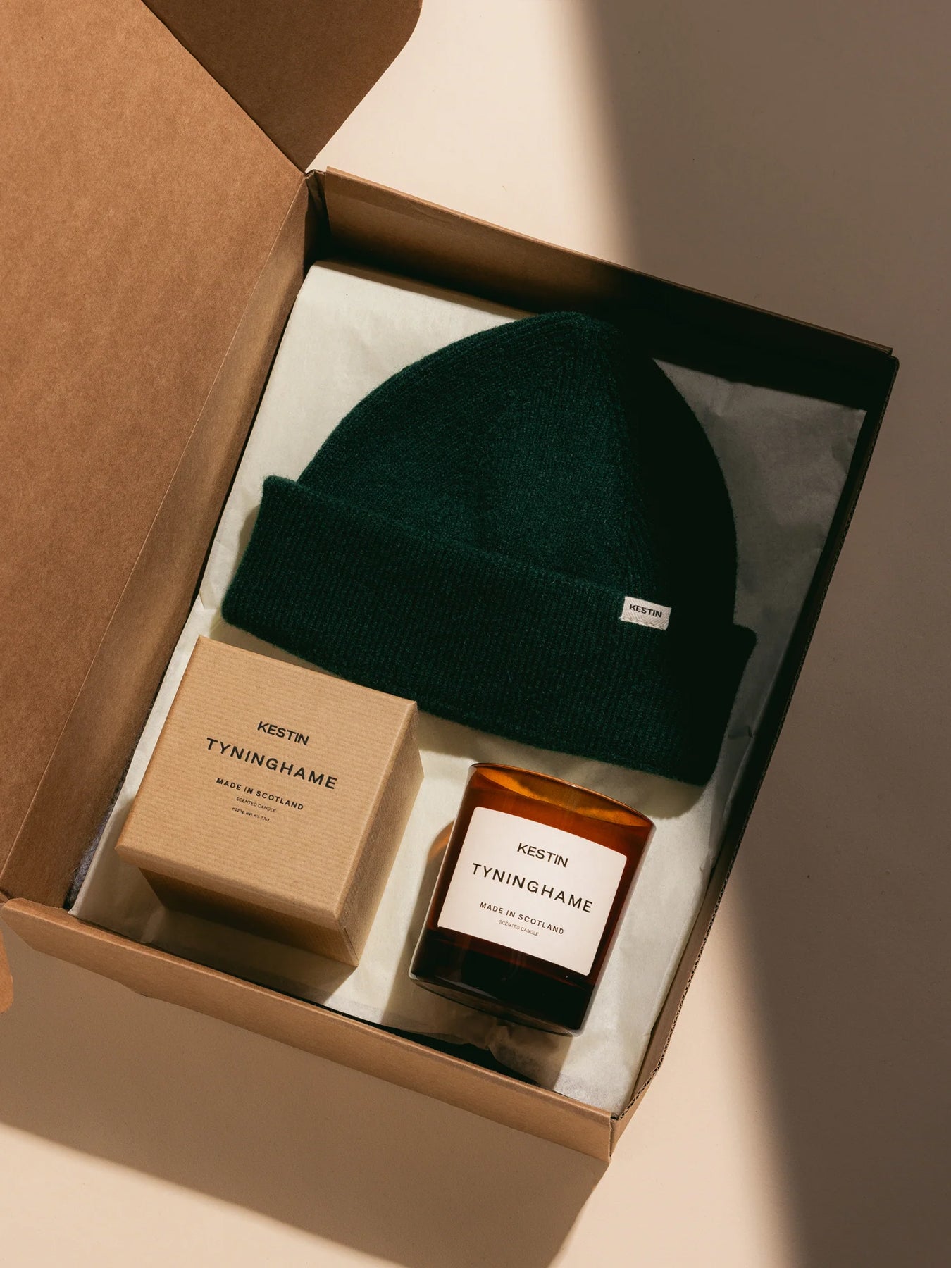 Candle & Braemar Beanie Gift Set