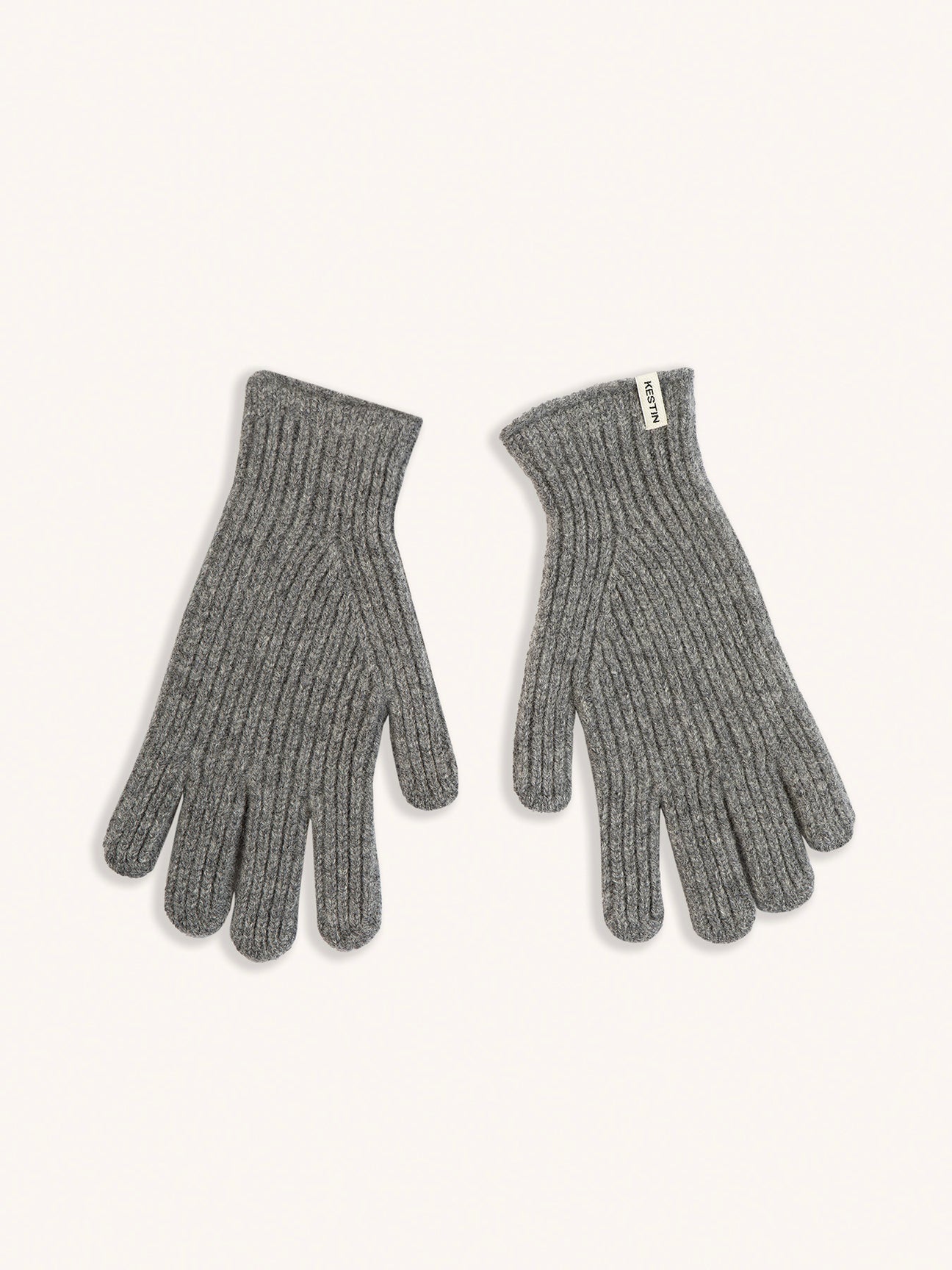 Braemar Gloves in Grey Lambswool