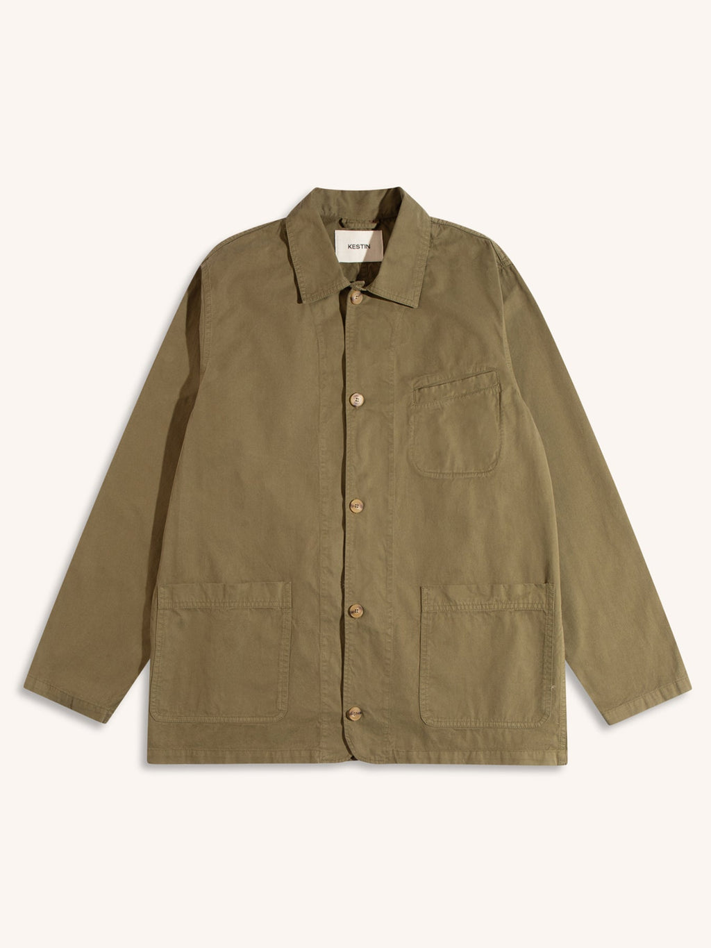 KESTIN | Huntly Jacket in Olive Cotton Twill – Kestin