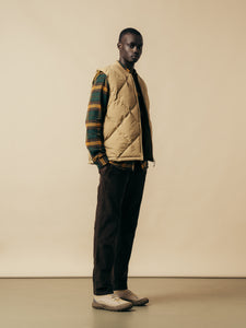 A man wearing a casual autumn outfit from Scottish designer brand KESTIN.