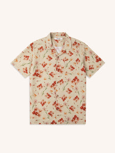 A short sleeve shirt with a casual floral print, from menswear designer KESTIN.