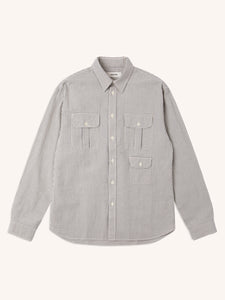 A long sleeve workwear-style shirt from KESTIN, on a white background.