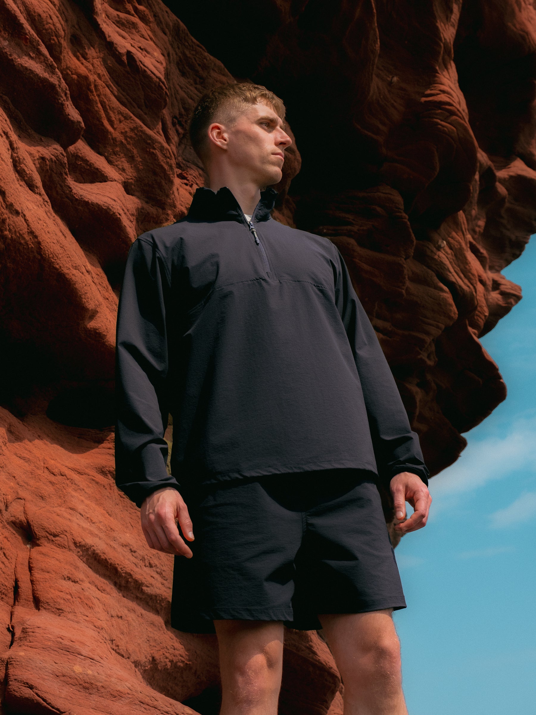 Aberfeldy Windbreaker in Navy CORDURA® Stretch Ripstop