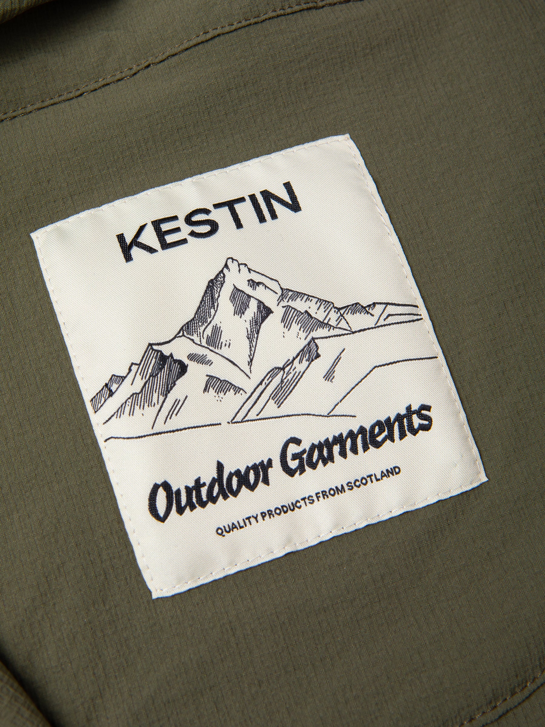 Aberfeldy Windbreaker in Olive CORDURA® Stretch Ripstop