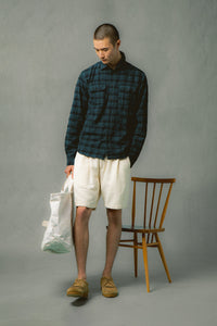 A model wearing a casual spring outfit from Scottish menswear brand KESTIN.