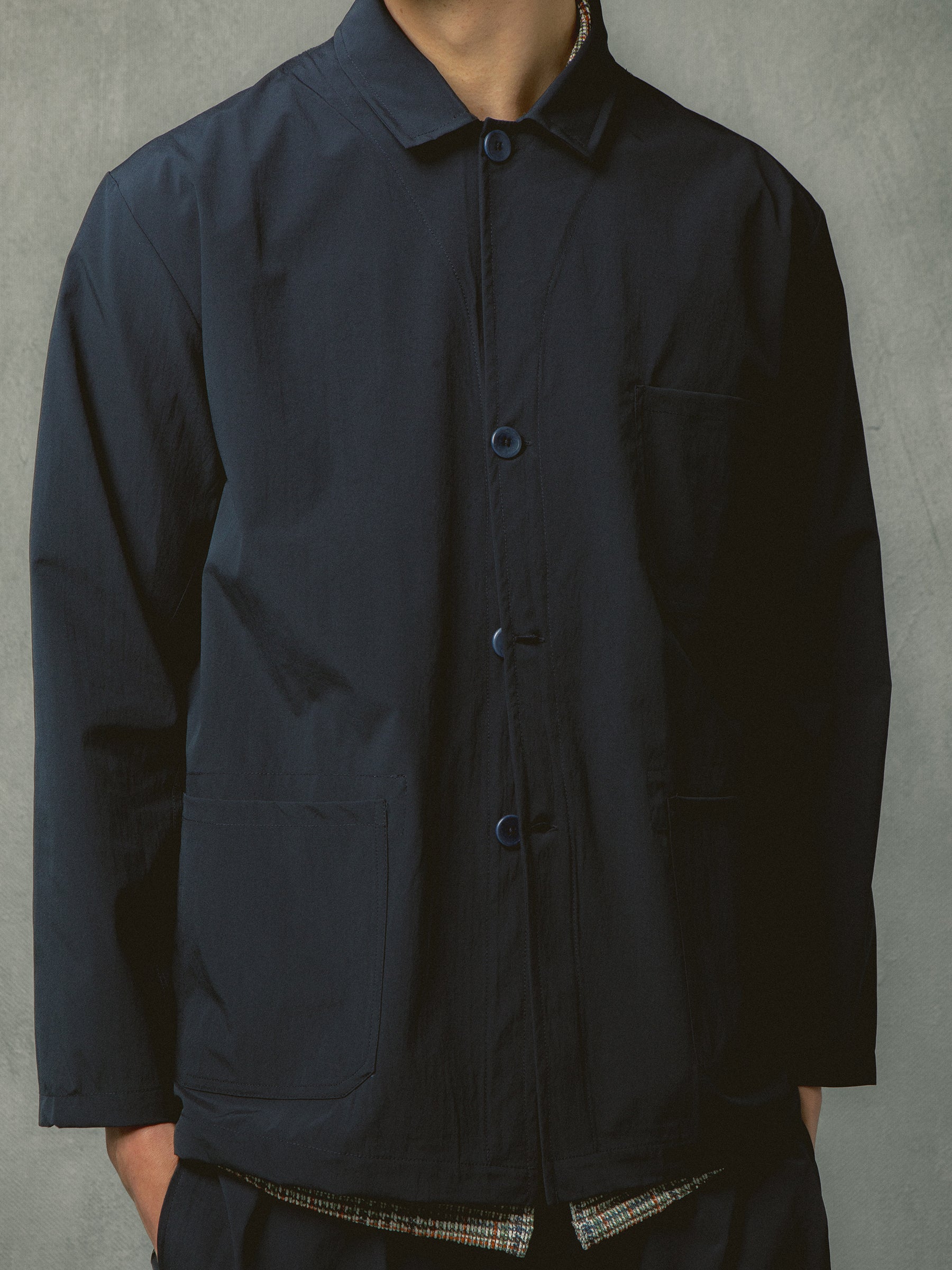 Port Jacket in Navy 37.5® Technology