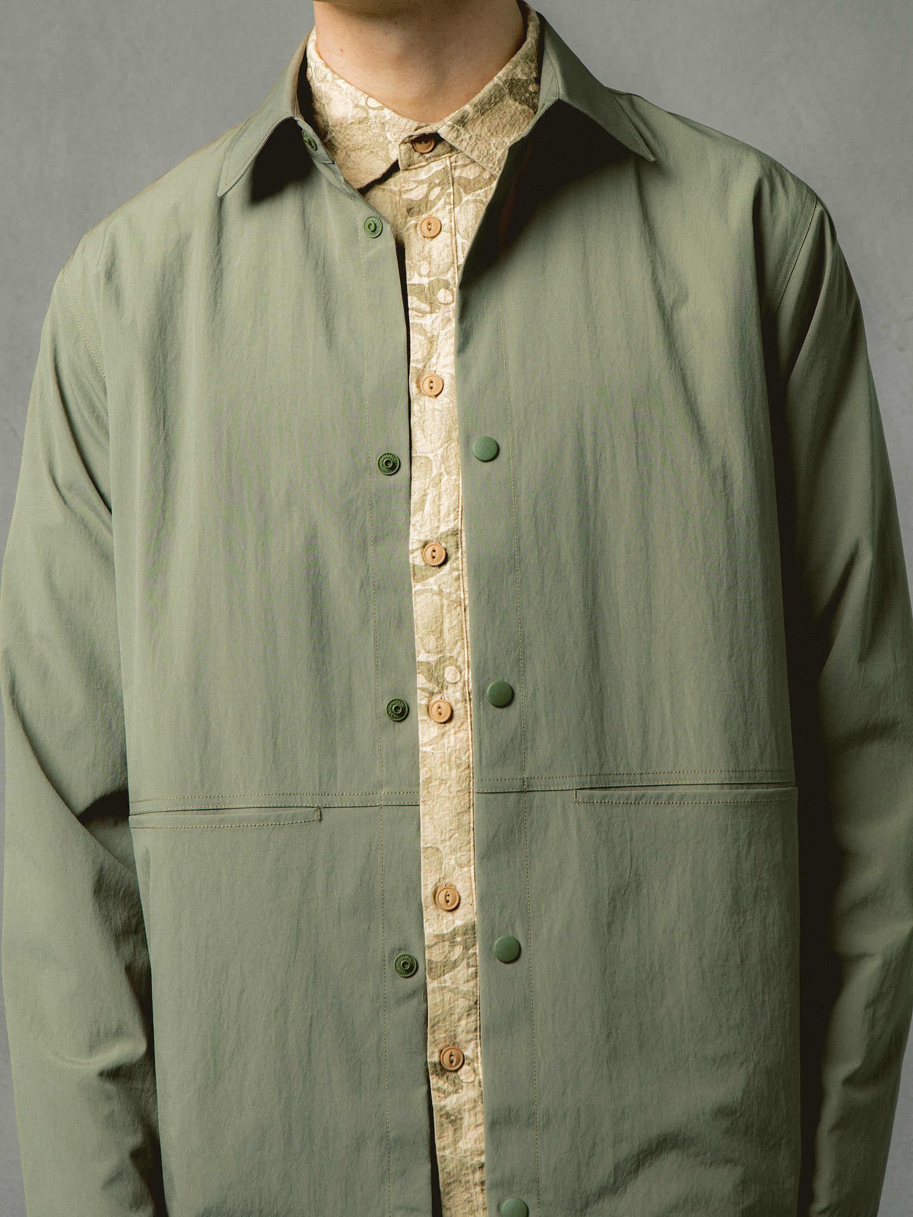 Armadale Coach Jacket in Light Olive 37.5® Technology