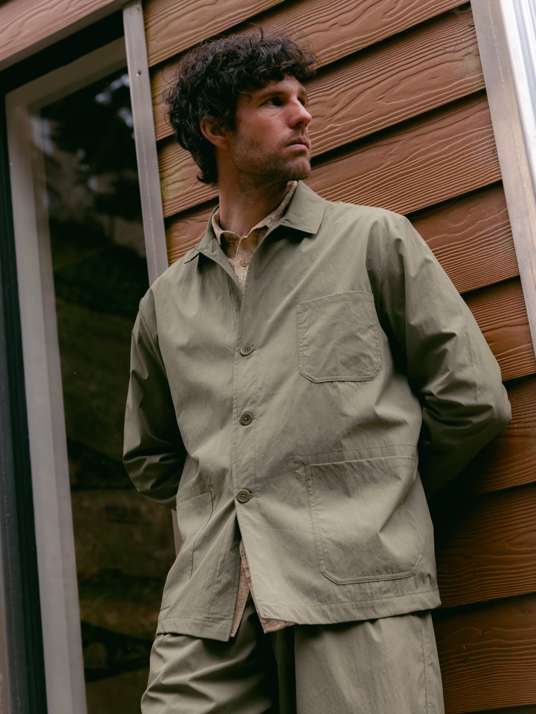 Port Jacket in Light Olive 37.5® Technology