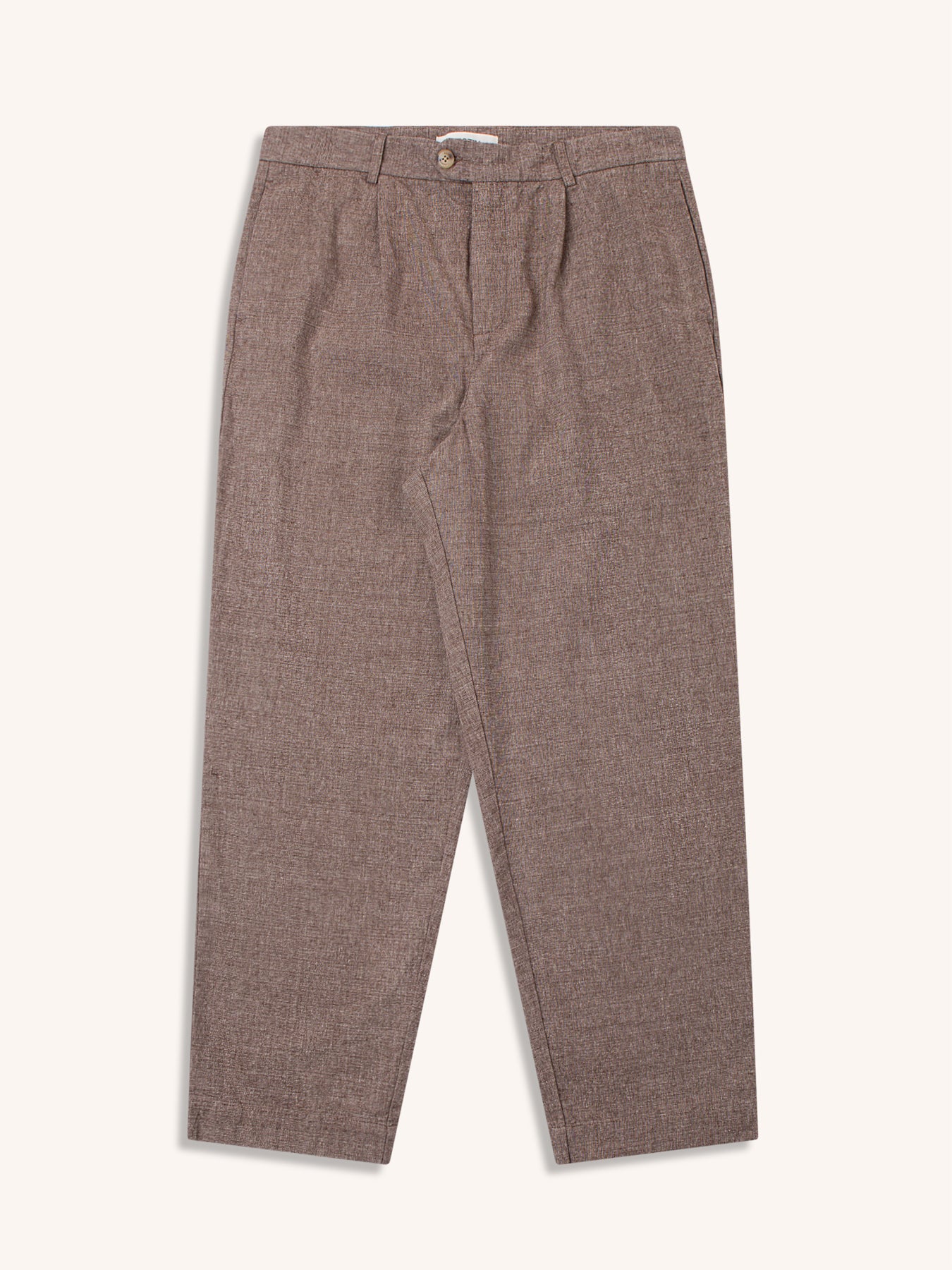 Wick Trouser in Peat Linen Marl