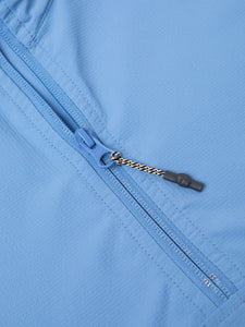 A close-up of the KESTIN Aberfeldy's zip neck.