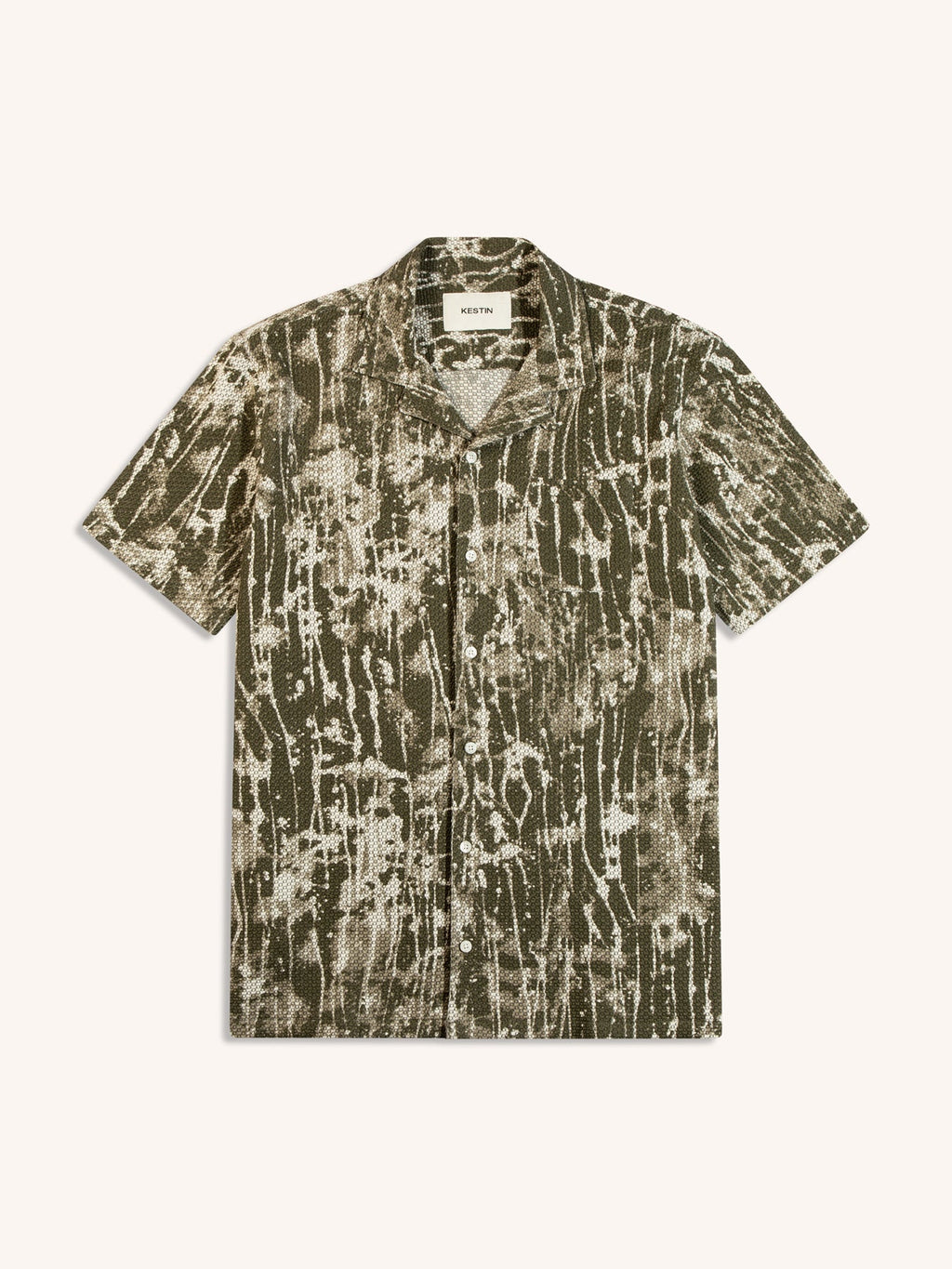 KESTIN | Crammond Shirt in Olive / Ecru Camo – Kestin