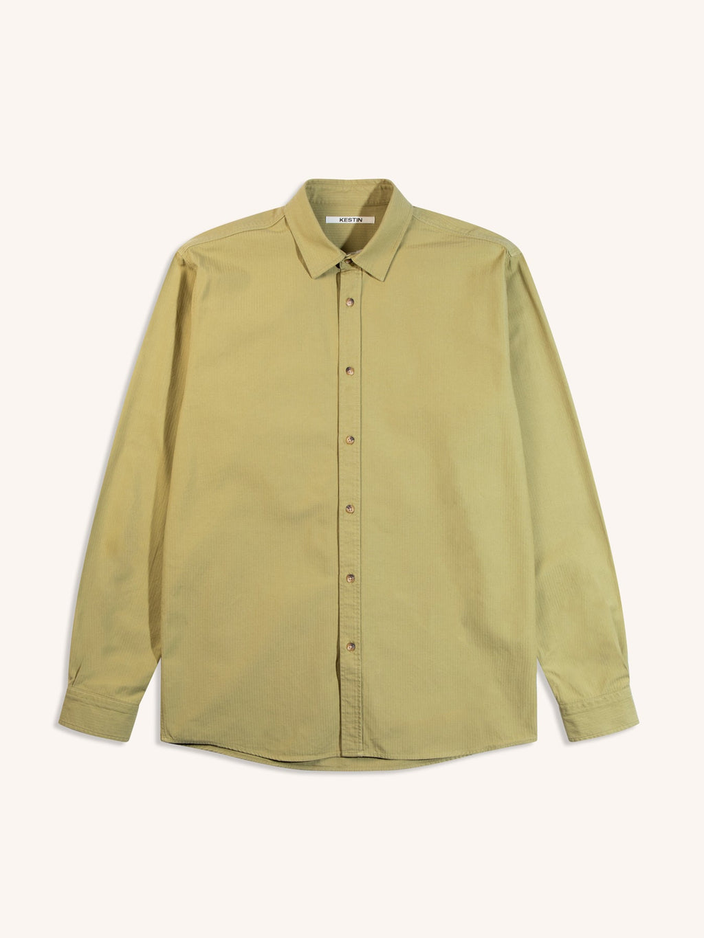 KESTIN | Dirleton Shirt in Light Military Tonal Textured Stripe – Kestin