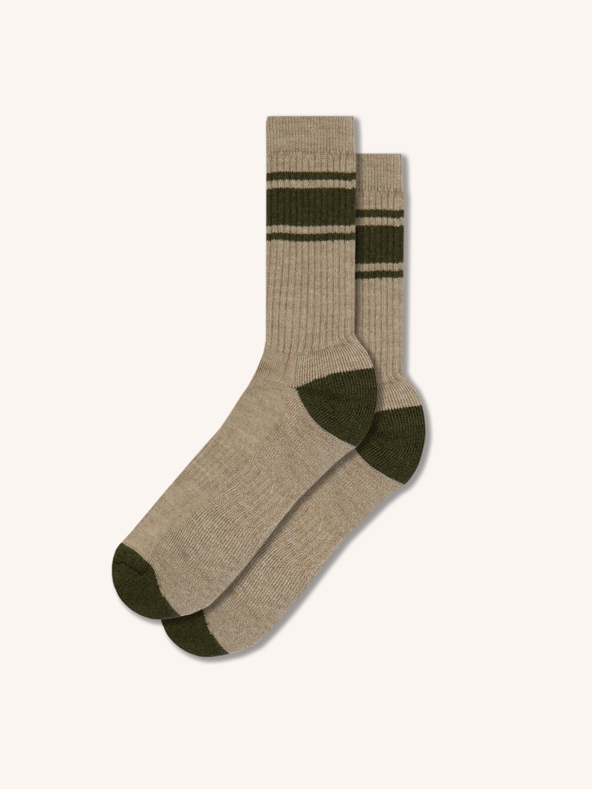 A pair of knitted wool socks by KESTIN.