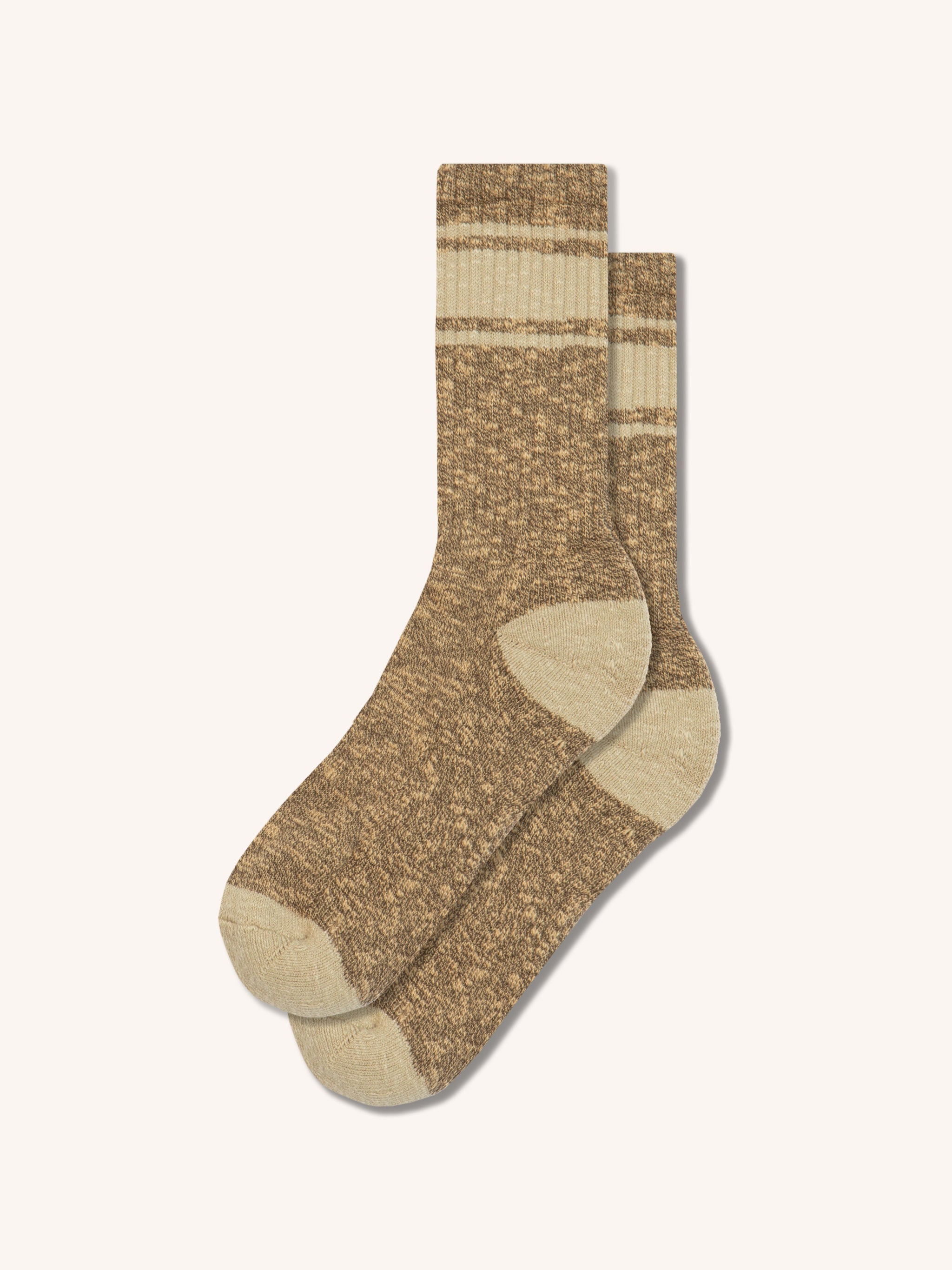 A pair of men's combed cotton socks, made in Scotland by KESTIN.