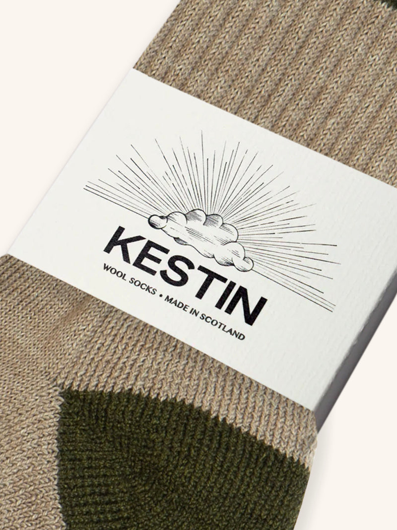 A pair of knitted wool socks by KESTIN.